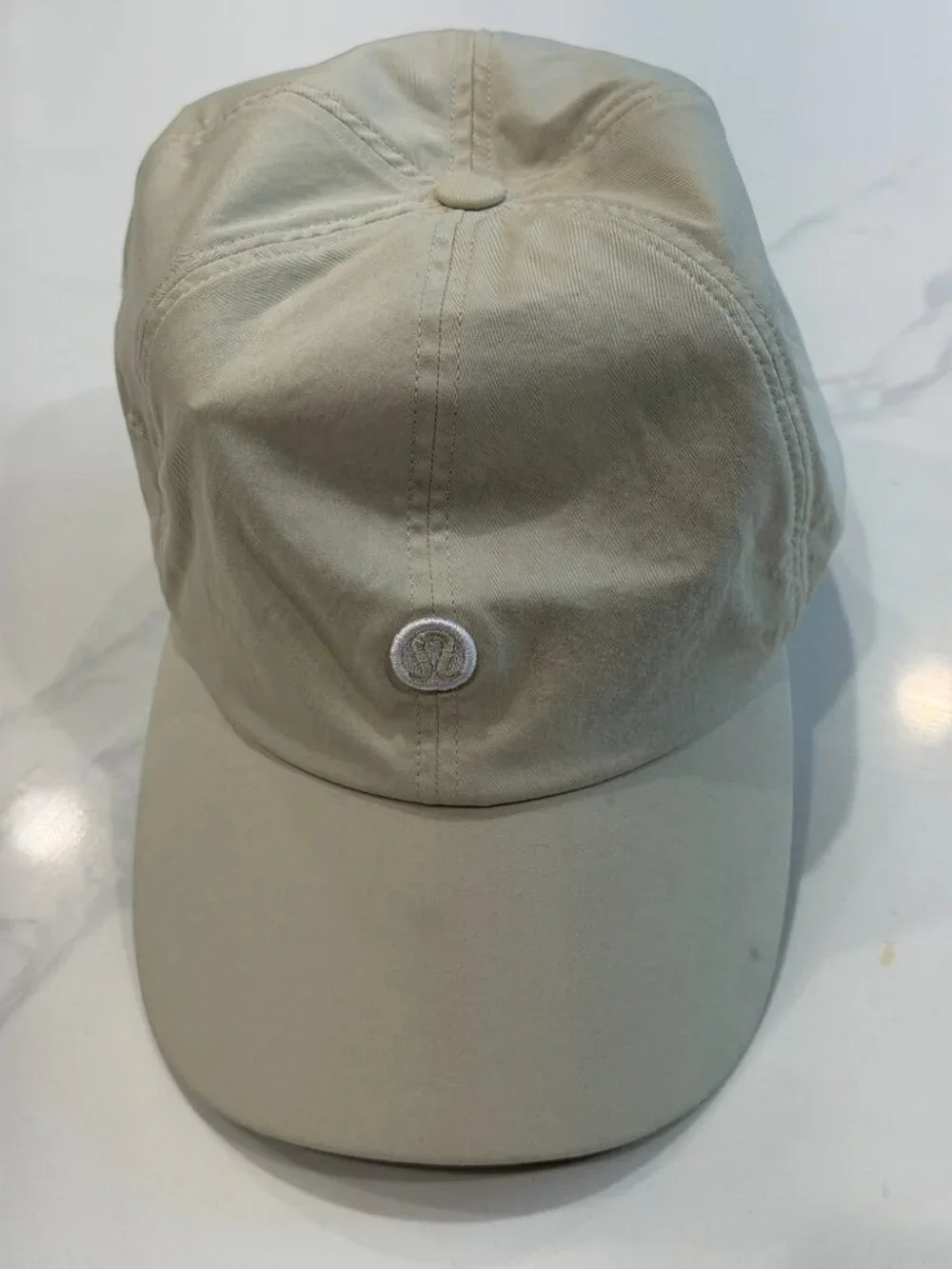 Lululemon Tan/Beige Ponytail Baseball Hat Cap